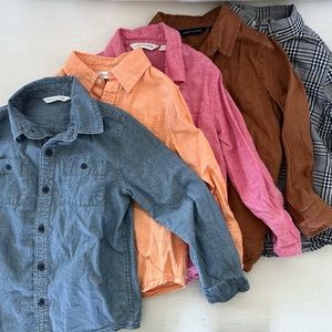 Janie and Jack Boys Button Down Shirts - 5 shirts